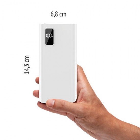 20.000 mAh LCD EKRAN HIZLI ŞARJ ÖZELLİKLİ POWERBANK