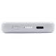 MagSafe Uyumlu 5.000 mAh Geri Dönüştürülmüş ABS Kablosuz Powerbank - Beyaz