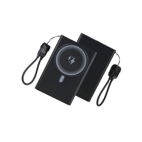 15W Hızlı Wireless Şarj Destekli Manyetik MagSafe Powerbank - 5.000 / 10.000 mAh