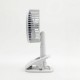 Şarjlı Taşınabilir Masaüstü ve Klipsli Mini Fan - 4'ü 1 Arada USB Vantilatör