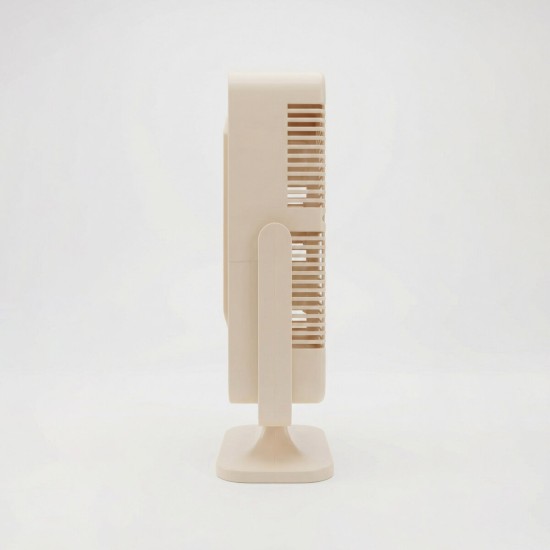 Kule Tipi İkili Masaüstü USB Fan - 360° Dönebilen Güçlü Mini Vantilatör
