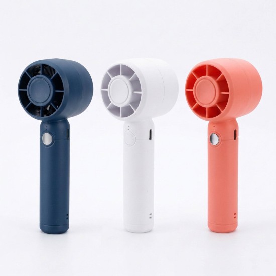 Ultra Kompakt Taşınabilir Şarjlı El Fanı - 3 Kademeli Güçlü USB Mini Vantilatör