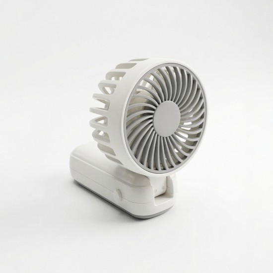 Katlanabilir Başlıklı Taşınabilir Şarjlı El Fanı - 3 Kademeli Boyun Askılı Mini Vantilatör