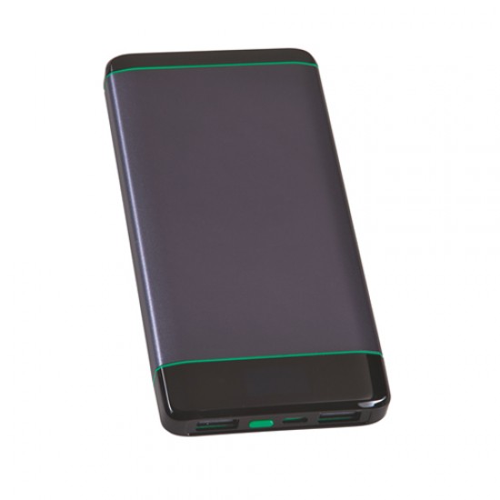 10000 mAh Fenerli Çift USB Çıkışlı Promosyon Powerbank 