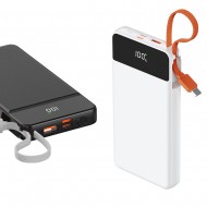 10 Bin mAh Type C ve Micro USBli Powerbank