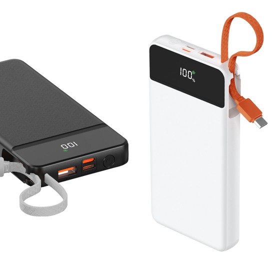 10 Bin mAh Type C ve Micro USBli Powerbank