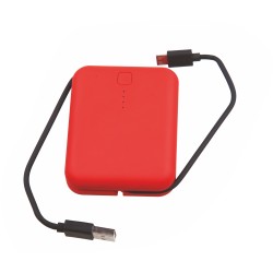 5200 mAh Hızlı Şarj Kablolu Promosyon Powerbank