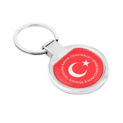 Promosyonluk Metal Damla Anahtarlık