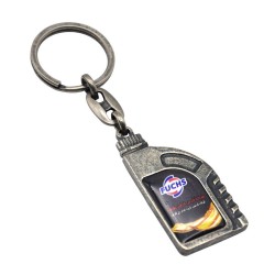 Promosyonluk Metal Eskitme Damla Domeks Anahtarlık