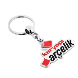 Promosyonluk Metal Mineli Anahtarlık