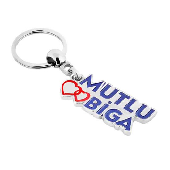 Promosyonluk Metal Mineli Anahtarlık