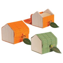 Promosyonluk Geri Dönüşümlü Notluk (Ev Şeklinde)