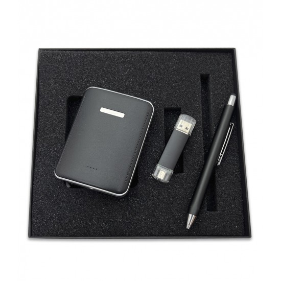 6000 mAh Siyah Set Powerbank 6000 mAh Siyah Set Powerbank