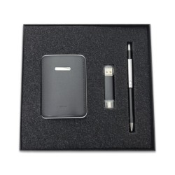 6000 mAh Siyah Set Powerbank