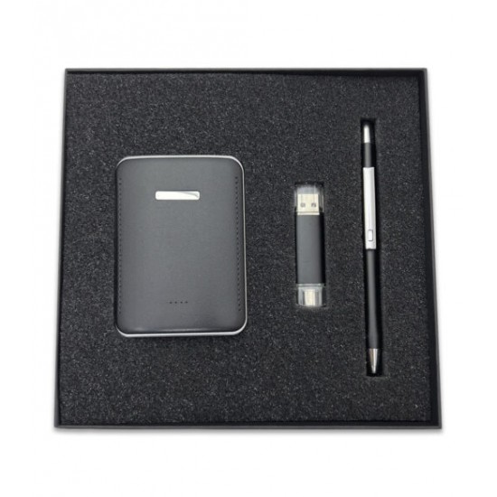 6000 mAh Siyah Set Powerbank 6000 mAh Siyah Set Powerbank