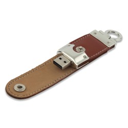 DERİ USB BELLEK Promosyon Flash Bellek