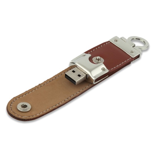 DERİ USB BELLEK Promosyon Flash Bellek