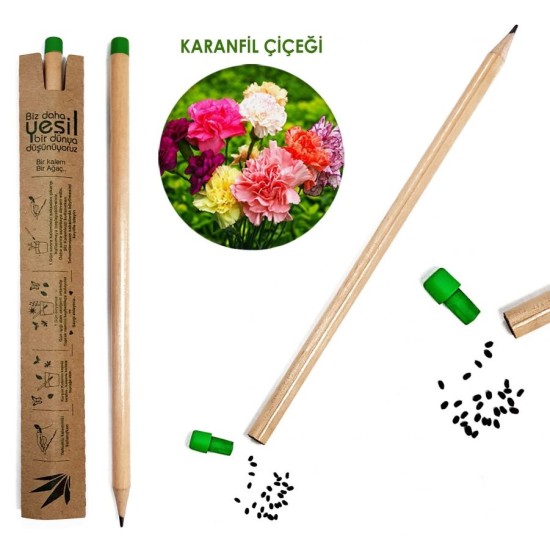 Promosyon Tohumlu Kapaklı Tükenmez Kalem