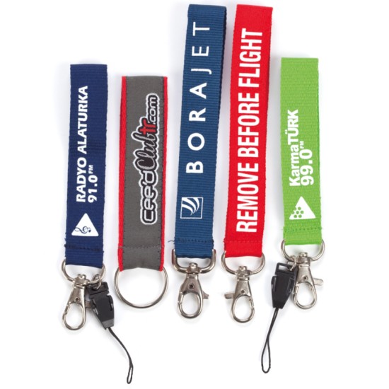 Promosyon Metal Klipsli Maşalı Kart Askı İpi