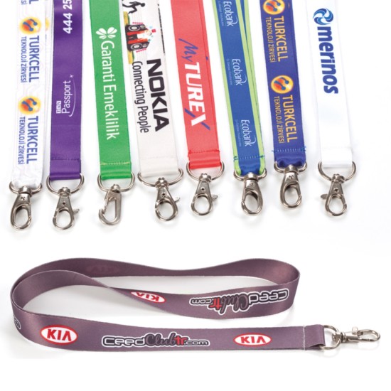 Promosyon Metal Klipsli Maşalı Kart Askı İpi
