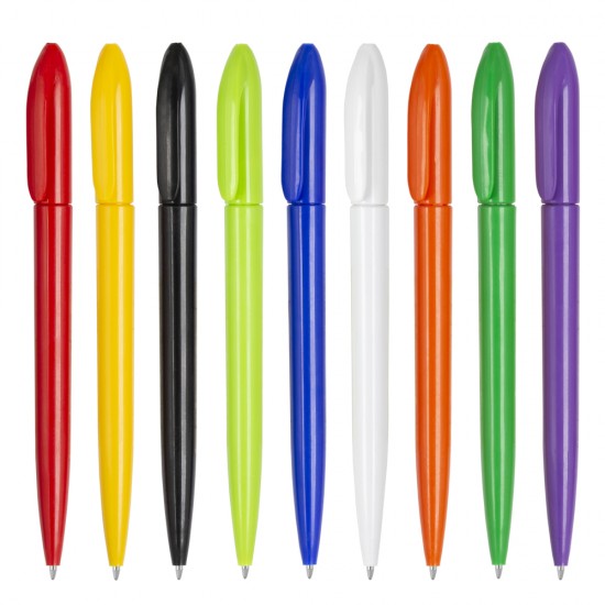 Twist Çevirmeli Tükenmez Kalem (Tamamı Renkli)