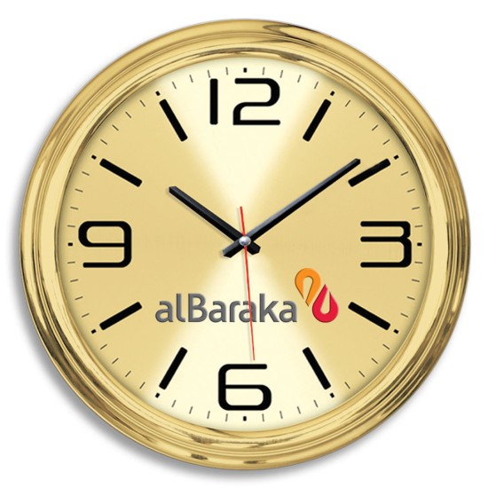 Gold Metal Duvar Saati