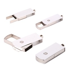 Döner Mekanizmalı Metal USB Flash Bellek 8 - 16 gb