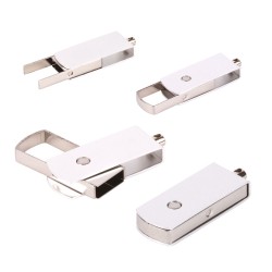 Döner Mekanizmalı Metal USB Flash Bellek 8 - 16 gb