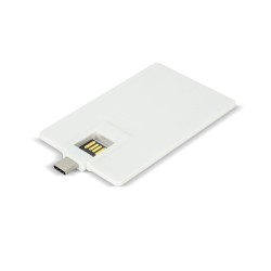 Type-C & USB-A Çift Girişli Kart USB Bellek - İnce Tasarım OTG Flash Disk