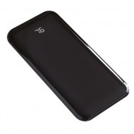 8000 mAh 2 USB Şarj Göstereli Promosyon Cam Görünümlü Powerbank