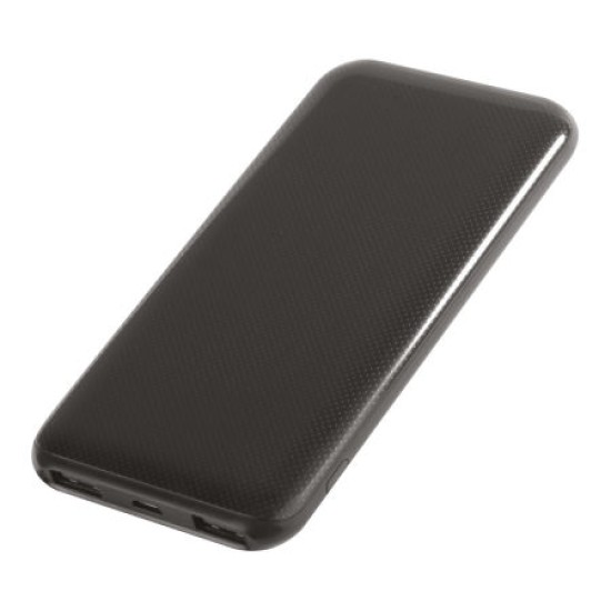 8000 mAh 2 USB Şarj Göstereli Promosyon Cam Görünümlü Powerbank