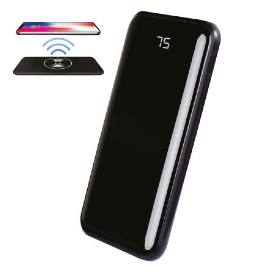 8000 mAh lcd Ekranlı Kablosuz Promosyon Samanyolu Powerbank