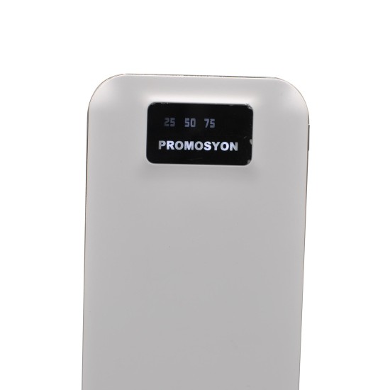 10000 MAH PROMOSYON PARLAYAN LOGO BASKILI POWERBANK