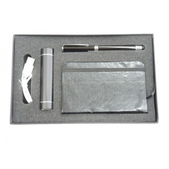 Promosyon Powerbank, Defter ve Dokunmatik Kalem Set