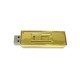 Altın Külçe Tasarımlı Metal USB Bellek 64GB – Lüks Promosyon Ürünü